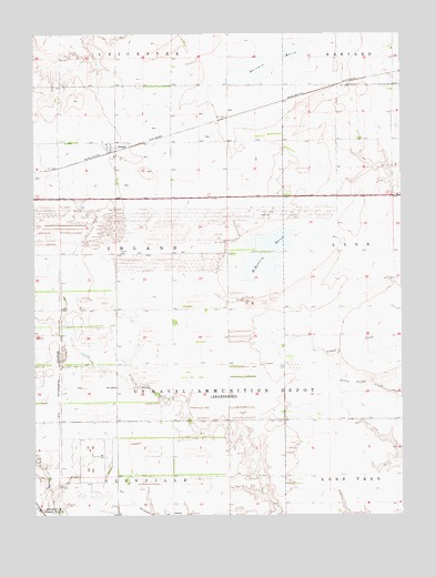 Inland, NE USGS Topographic Map