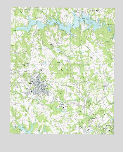 Inman, SC USGS Topographic Map