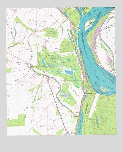 Innis, LA USGS Topographic Map