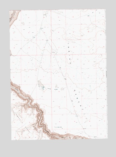 Inside Lakes, ID USGS Topographic Map