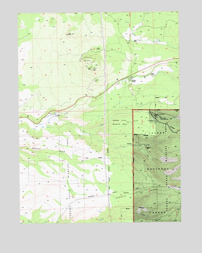 Inskip Hill, CA USGS Topographic Map