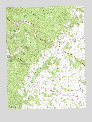 Bakersville, PA USGS Topographic Map