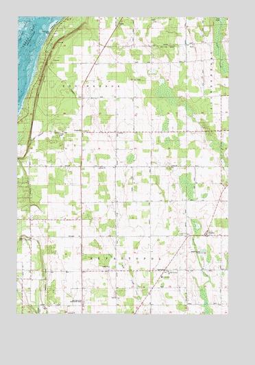 Institute, WI USGS Topographic Map