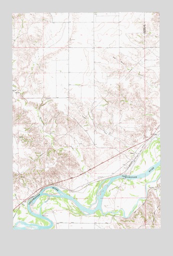 Intake, MT USGS Topographic Map
