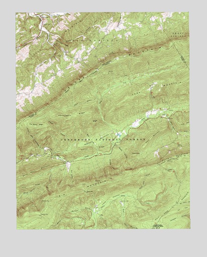 Interior, VA USGS Topographic Map
