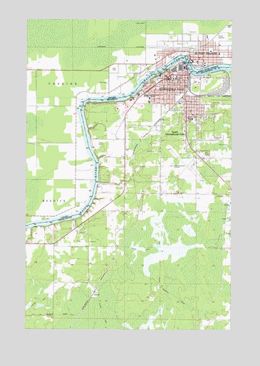 International Falls, MN USGS Topographic Map