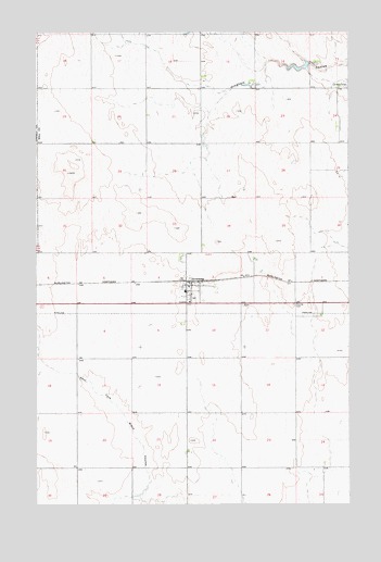 Inverness, MT USGS Topographic Map