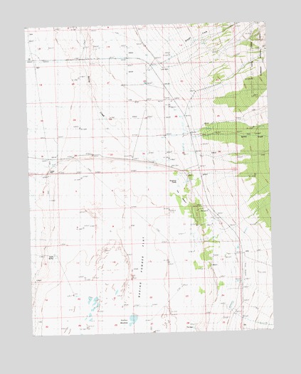 Baking Powder Flat, NV USGS Topographic Map
