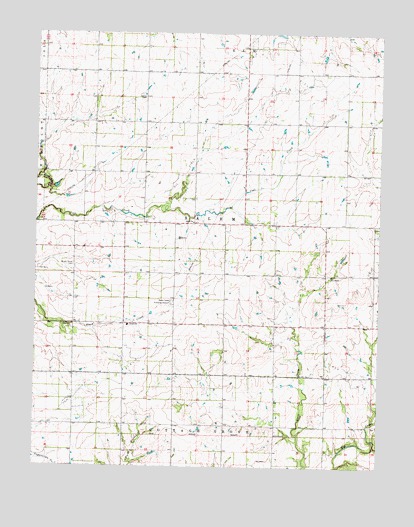 Iola SE, KS USGS Topographic Map