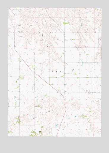 Iona, SD USGS Topographic Map