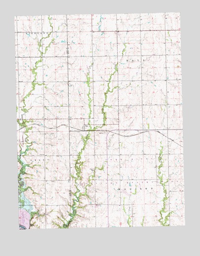 Bala, KS USGS Topographic Map
