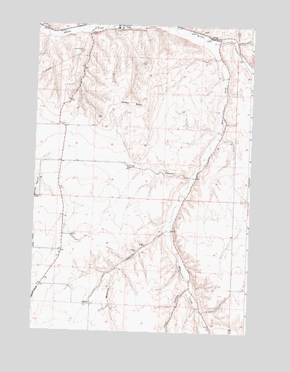 Ione South, OR USGS Topographic Map
