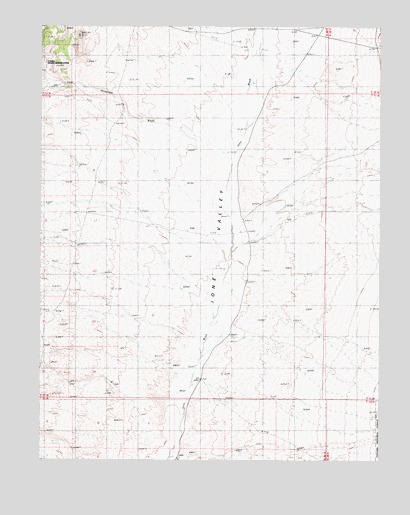Ione SW, NV USGS Topographic Map