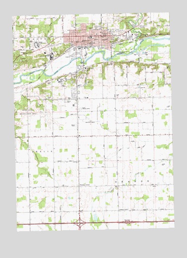 Ionia, MI USGS Topographic Map