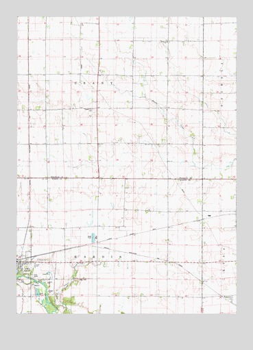 Iowa Falls East, IA USGS Topographic Map