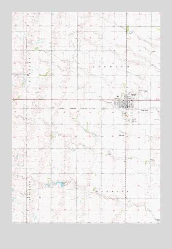 Ipswich, SD USGS Topographic Map