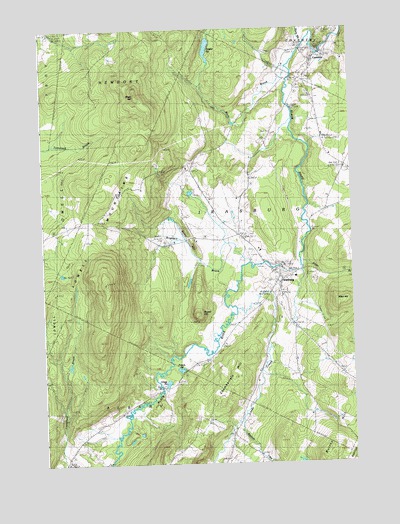 Irasburg, VT USGS Topographic Map