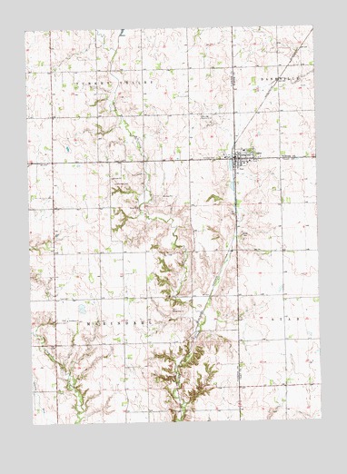 Irene, SD USGS Topographic Map