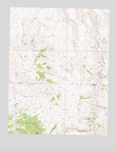 Iris, CO USGS Topographic Map
