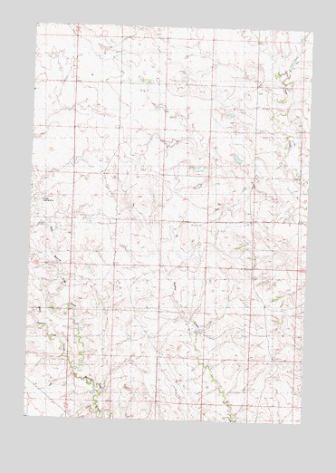 Irish Creek SW, SD USGS Topographic Map