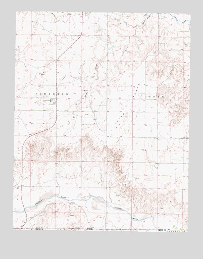 Irish Flats, KS USGS Topographic Map