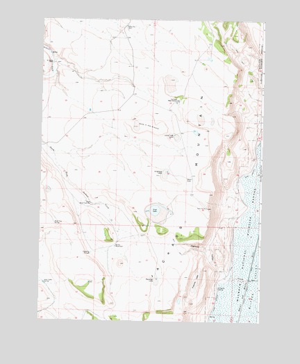 Irish Lake, OR USGS Topographic Map