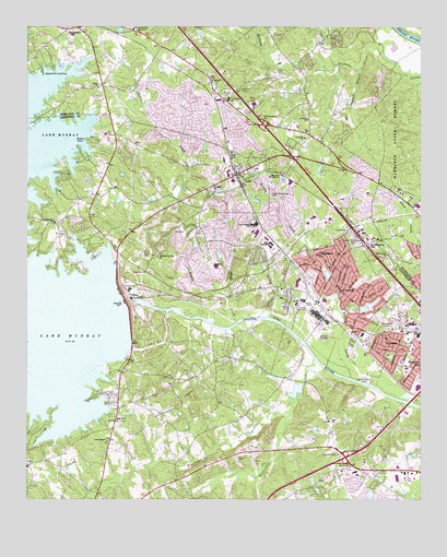 Irmo, SC USGS Topographic Map