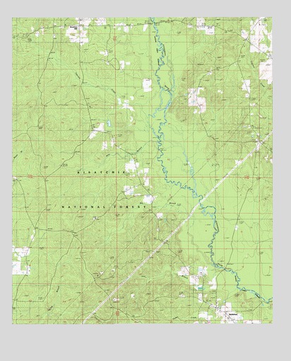 Iron Branch, LA USGS Topographic Map