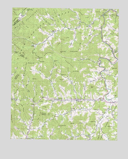 Bald Creek, NC USGS Topographic Map