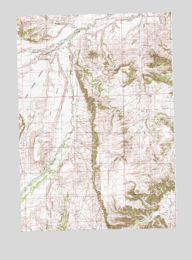 Iron Creek, WY USGS Topographic Map