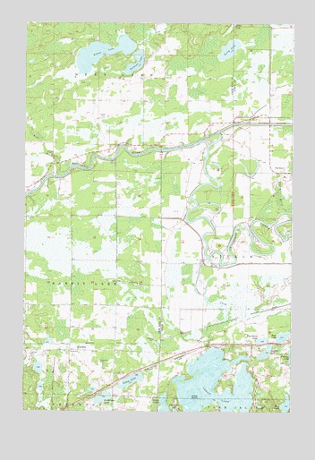 Iron Hub, MN USGS Topographic Map