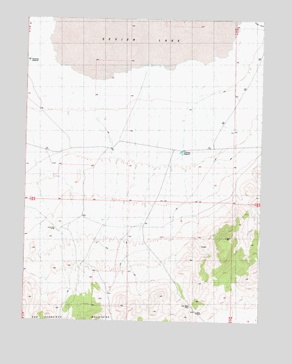 Iron Mine Pass, UT USGS Topographic Map