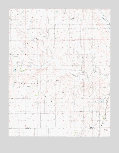 Iron Mountain, KS USGS Topographic Map