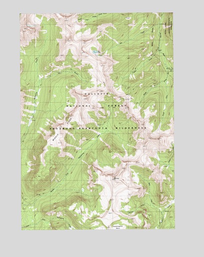 Iron Mountain, MT USGS Topographic Map