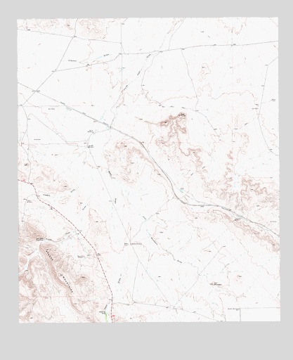 Iron Mountain, TX USGS Topographic Map