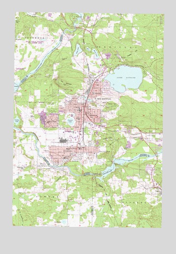 Iron Mountain, MI USGS Topographic Map