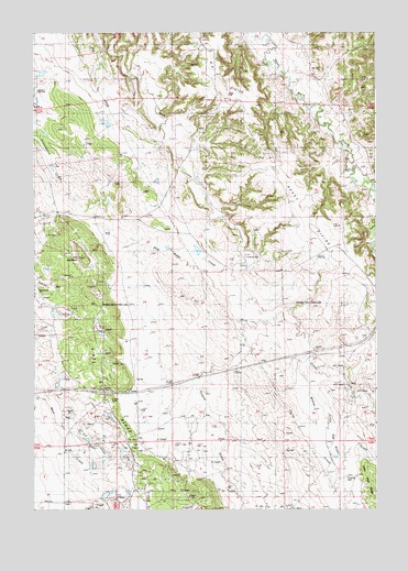 Iron Mountain, WY USGS Topographic Map