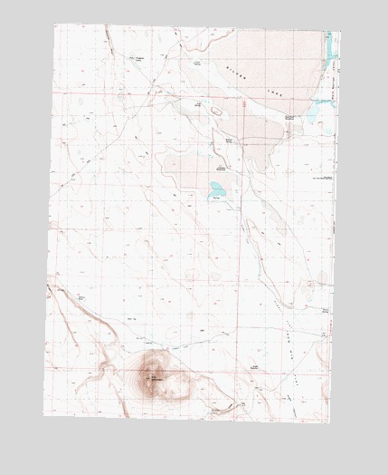 Iron Mountain Flat, OR USGS Topographic Map