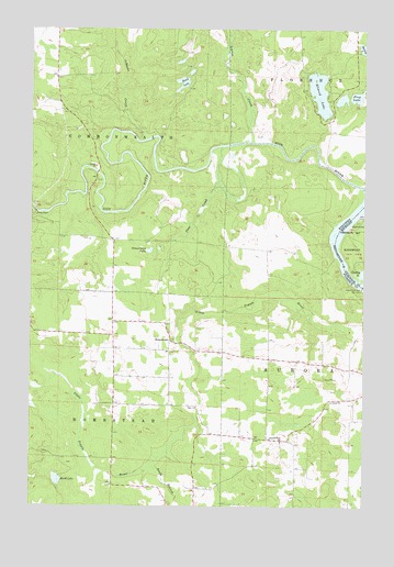 Iron Mountain SW, WI USGS Topographic Map