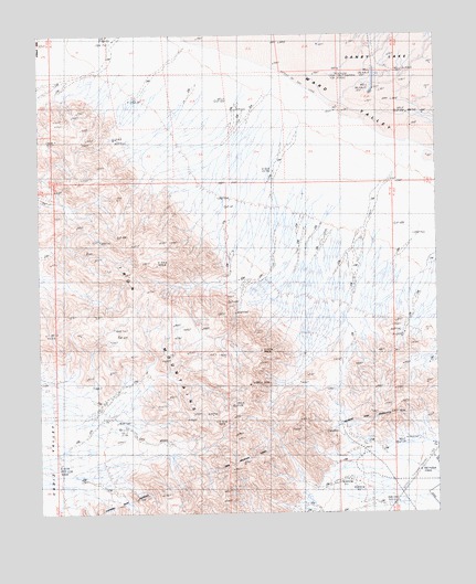 Iron Mountains, CA USGS Topographic Map
