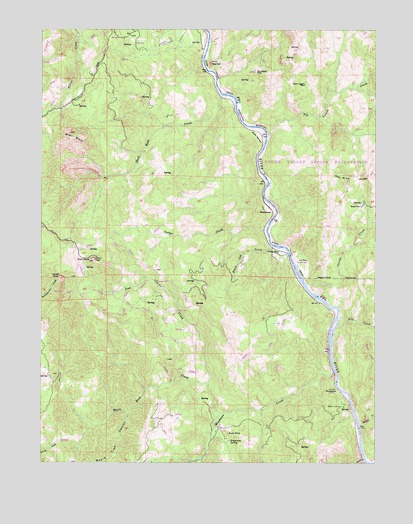 Iron Peak, CA USGS Topographic Map