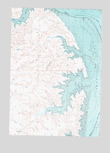 Iron Post Buttes, SD USGS Topographic Map