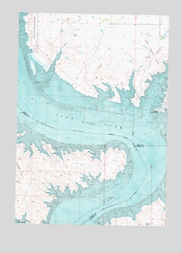 Iron Post Buttes SE, SD USGS Topographic Map