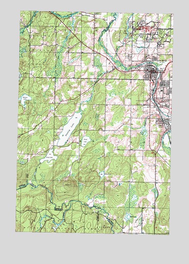 Iron River, MI USGS Topographic Map