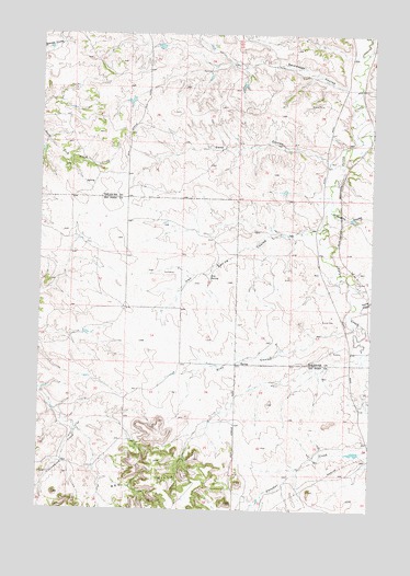 Iron Spring, MT USGS Topographic Map