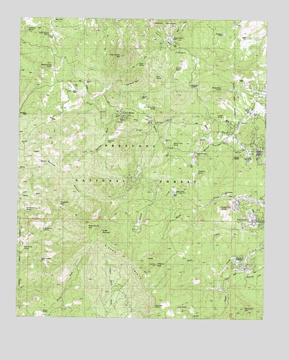 Iron Springs, AZ USGS Topographic Map