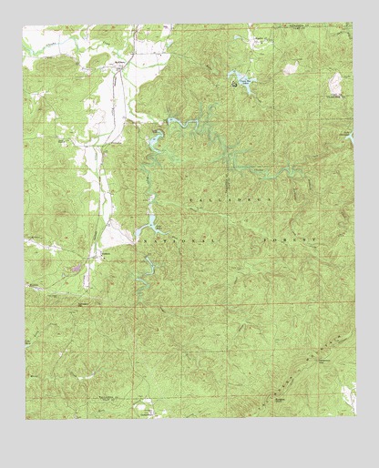 Ironaton, AL USGS Topographic Map