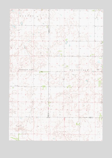 Bald Hills, SD USGS Topographic Map