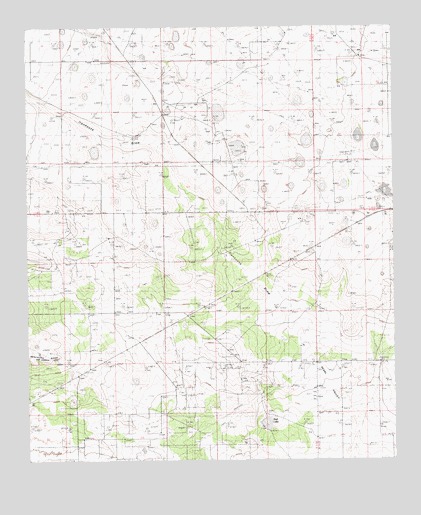 Ironhouse Draw, NM USGS Topographic Map