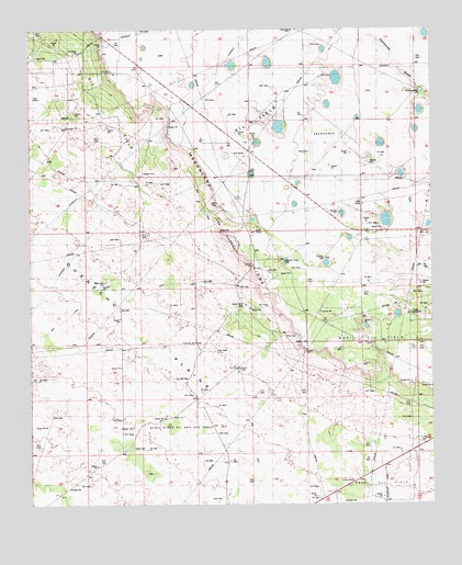 Ironhouse Well, NM USGS Topographic Map